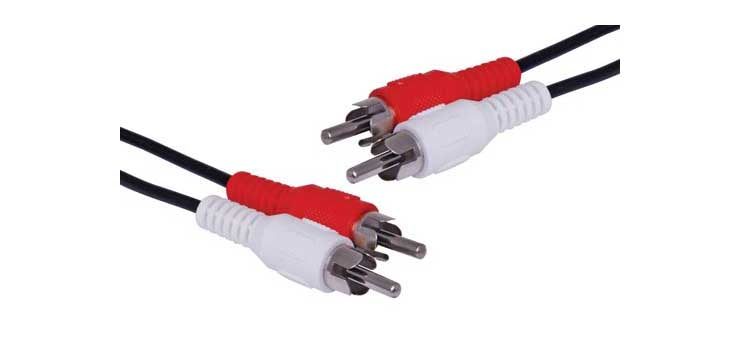 1.5M DUAL RCA MALE TO DUAL RCA MALE CABLE P6210A