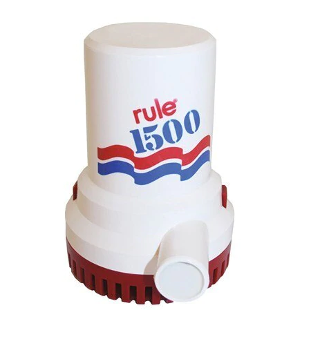 RULE PUMP BILGE 12V 1500GPH RULE 02 RWB16 MPA125