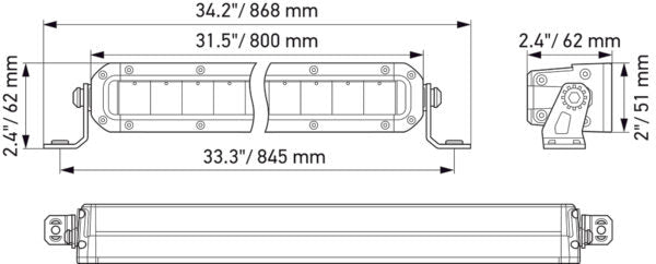 BLACK MAGIC TOUGH LED 32INCH SLIM LIGHTBAR 1GJ358197311