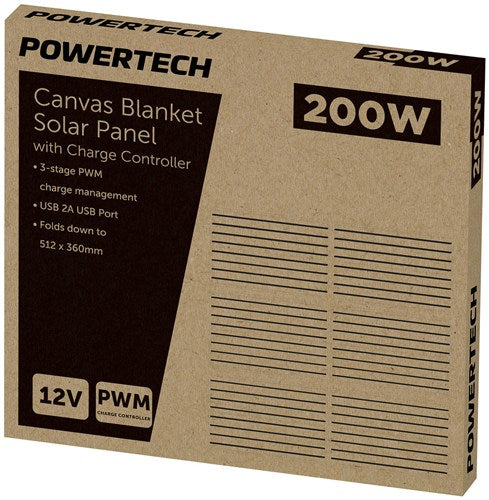 SOLAR PNL BLANKET CANVAS 200W ZM9124