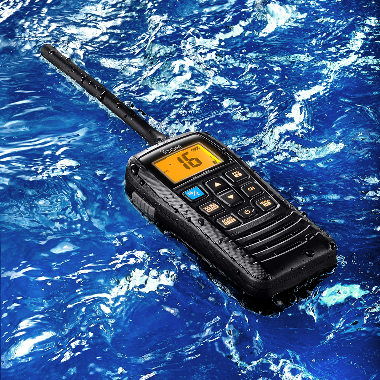 VHF MARINE HANDHELD 5 WATT IC-M37E