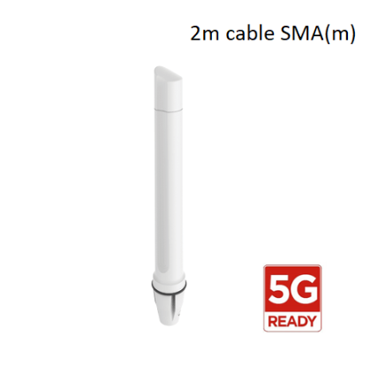 POYNTING OMNI-402 MIMO LTE MARINE ANTENNA, 410-3800MHZ, 6.5/2.5DBI, 2M CABLE SMA/M ANT-PY-00007