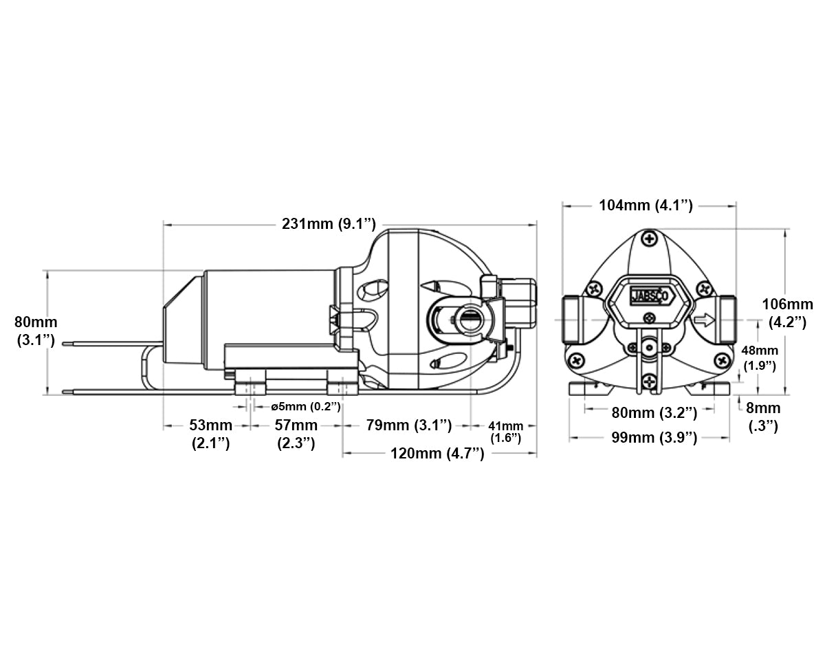 JABSCO PAR-MAX 3 FRESHWATER 24V J20-205