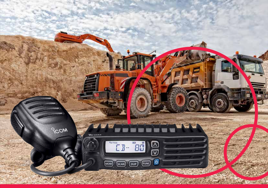 UHF RADIO CB 5W 80CH  IC-410PRO