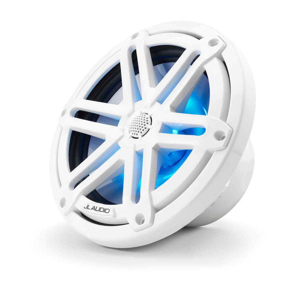 M3-770X-S-GW-I 7.7" MARINE SPEAKER WHITE SPORT GRILLES LED 010-03069-00