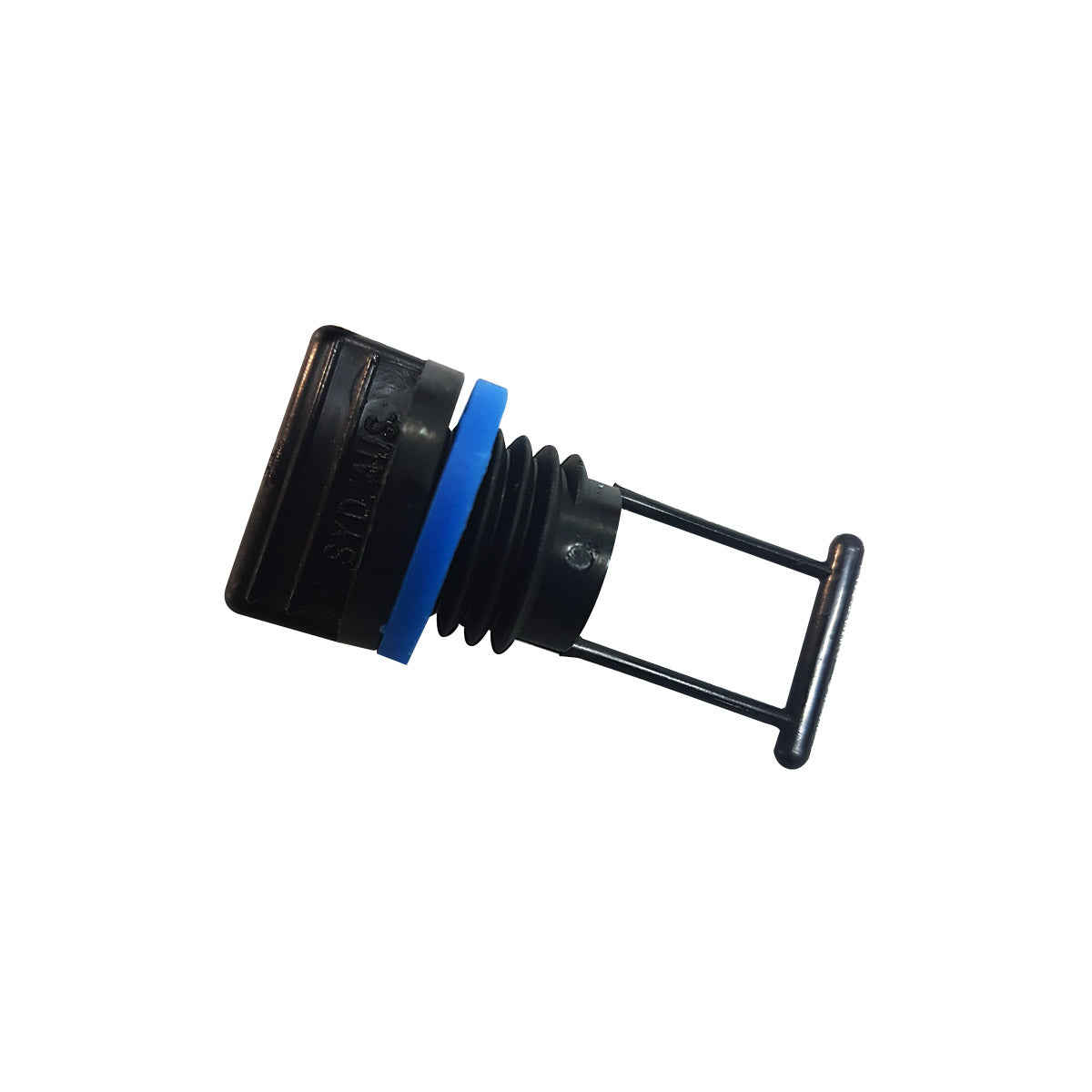 BUNG & WASHER BLACK PLASTIC T/S 4 POINT COARSE THREAD 192414