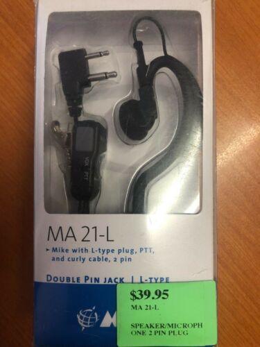 SPEAKER/MICROPHONE 2 PIN PLUG MA 21-L
