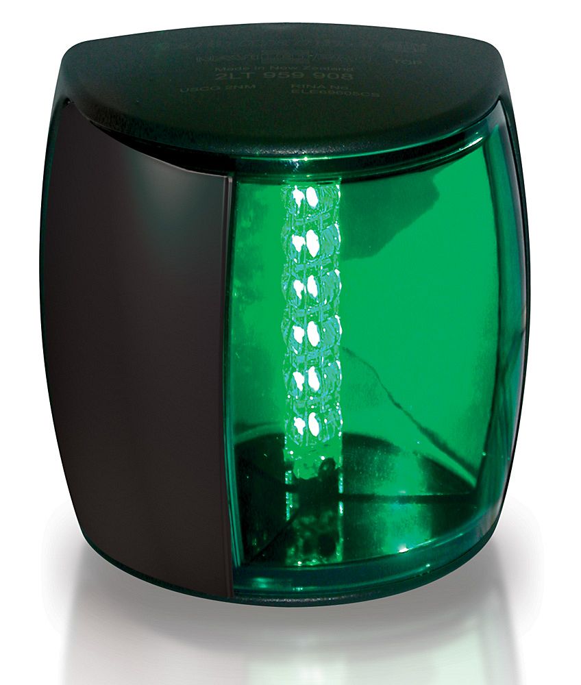 STARBOARD LAMP BLACK 2 NM NAVILED  2LT017461001