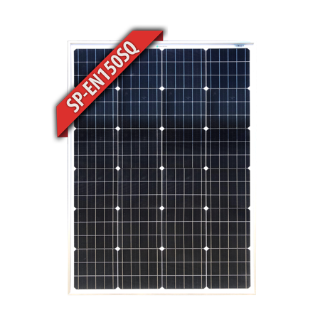 ENERDRIVE SOLAR PANEL 150W MONO SQUAT BLK FRAME SP-EN150SQ-BLACK
