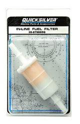 QUICKSILVER FILTER MERCURY FUEL INLINE 1/4 INCH 816296Q03