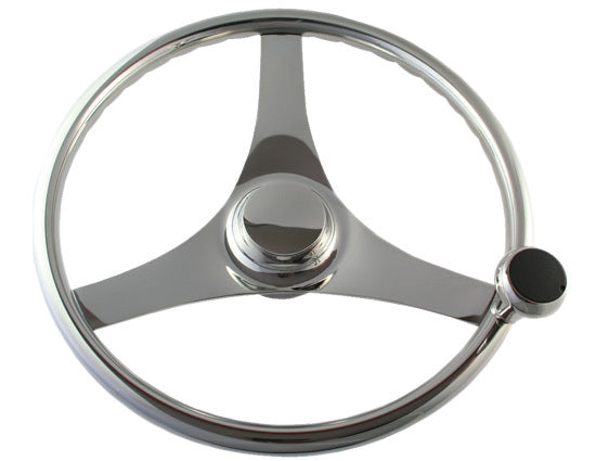 STEERING WHEEL S/S 340MM WITH KNOB JPW19300