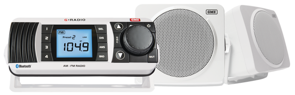 MARINE STEREO - AM/FM MARINE RADIO ENTERTAINMENT PACK GR300BTWEP2