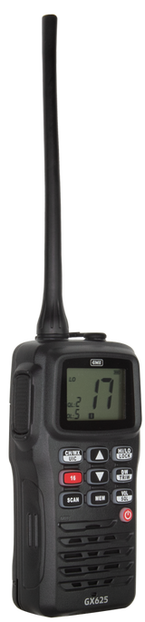 5/1 WATT HANDHELD VHF MARINE RADIO GX625
