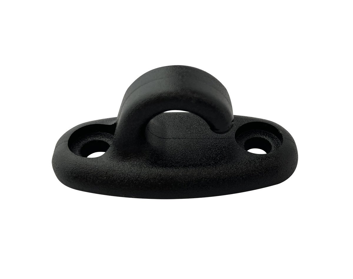 NYLON LASHING HOOK HORIZONTAL BLACK JPW5457