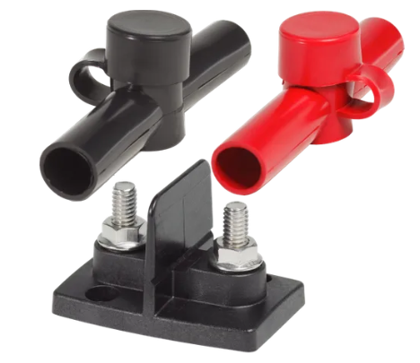 POWER POST DUAL 5/16 W/INSULATORS BS-2016B