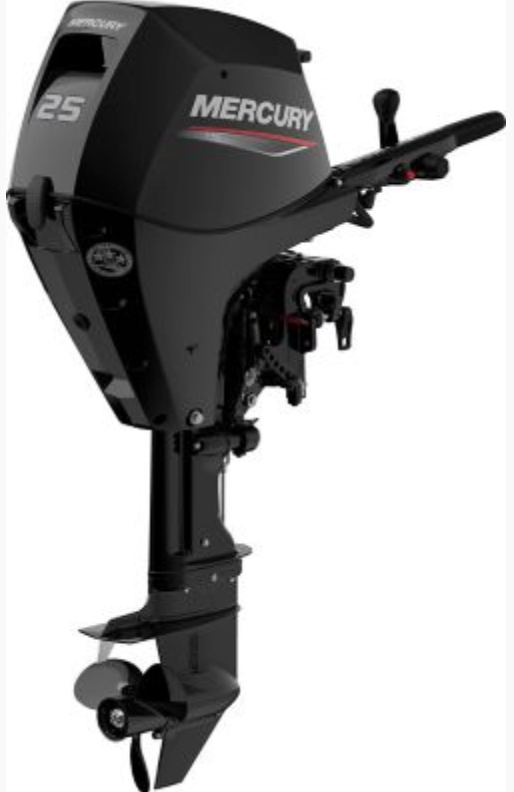 MECURY 25 HP ELHPT EFI 4S 20 INCH SHAFT ELEC TRIM, START WITH TILLER MERCURY
