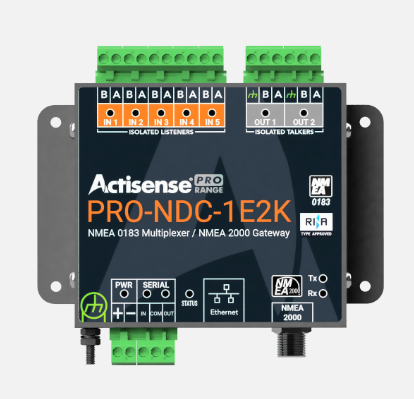 PRO-NDC-1E2K INTELLIGENT TYPE APPROVED NMEA 0183 MULTIPLEXER / NMEA 2000 GATEWAY PRO-NDC-1E2K