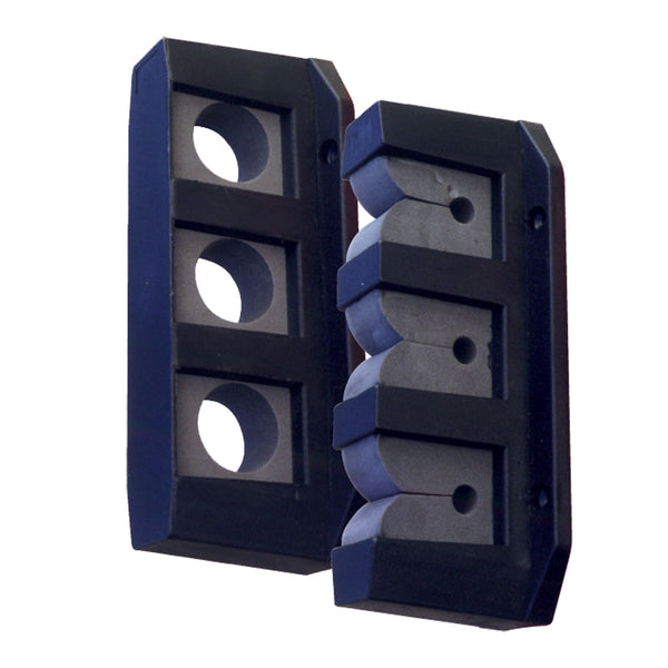 VERTICAL ROD STORAGE HOLDER BLACK PLASTIC 3 RODS 192627