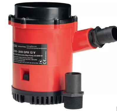 HEAVY DUTY BILGE PUMP 12V 1600GPH 131806