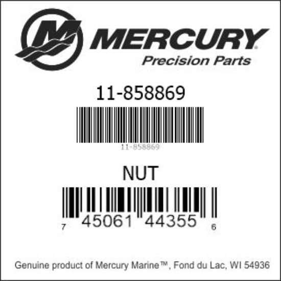 NUT TILT TUBE 858869