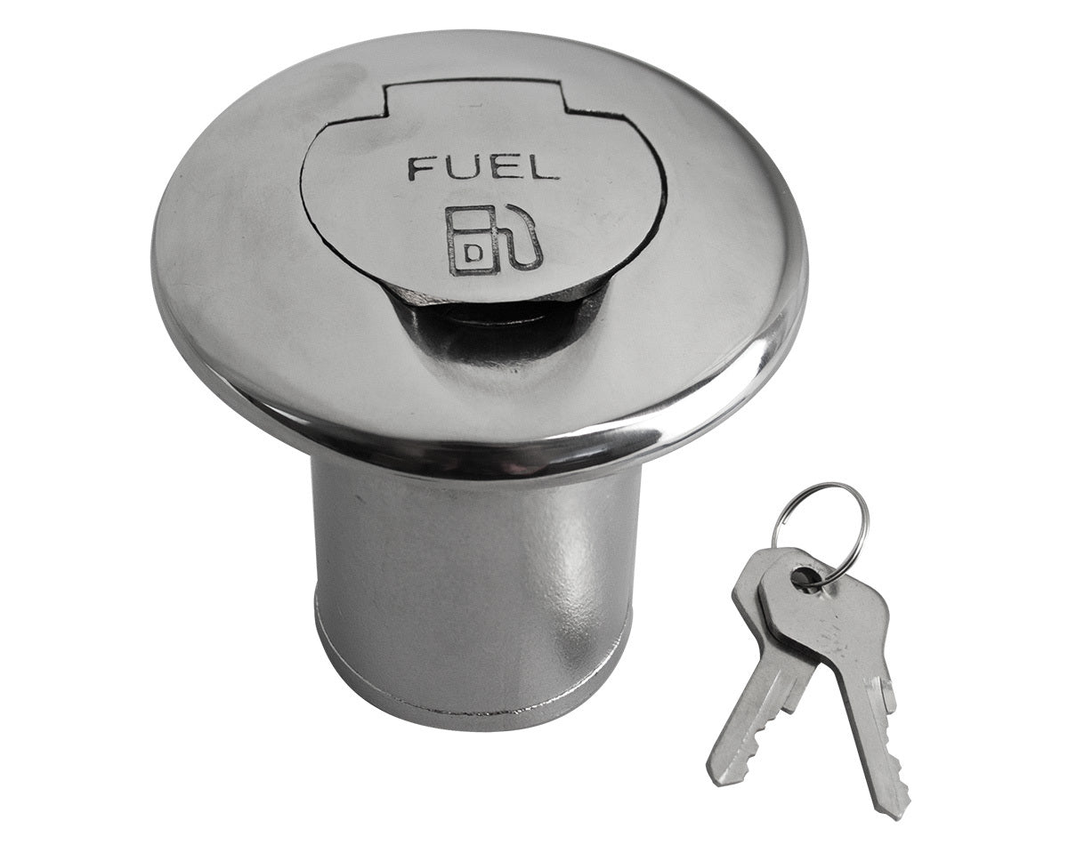 DECK FILL LOCKABLE WITH KEY STAINLESS STEEL FUEL 50MM JPW19260