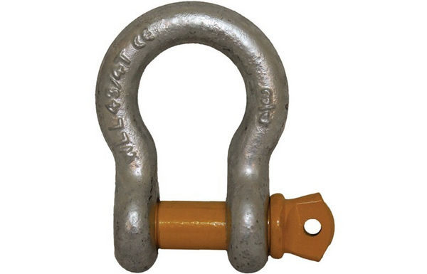 BOW SHACKLE 13MM RATED 2000KG RWB6611