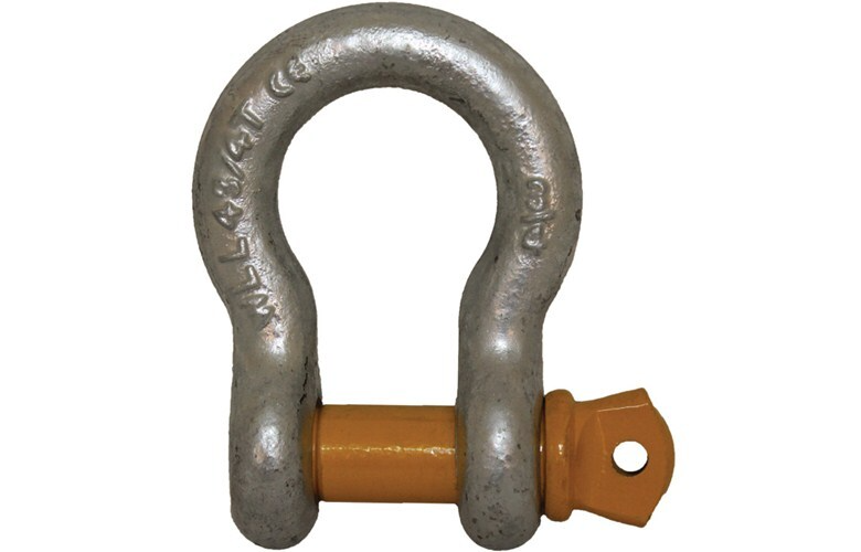 BOW SHACKLE 8MM RATED 750KG RWB6609