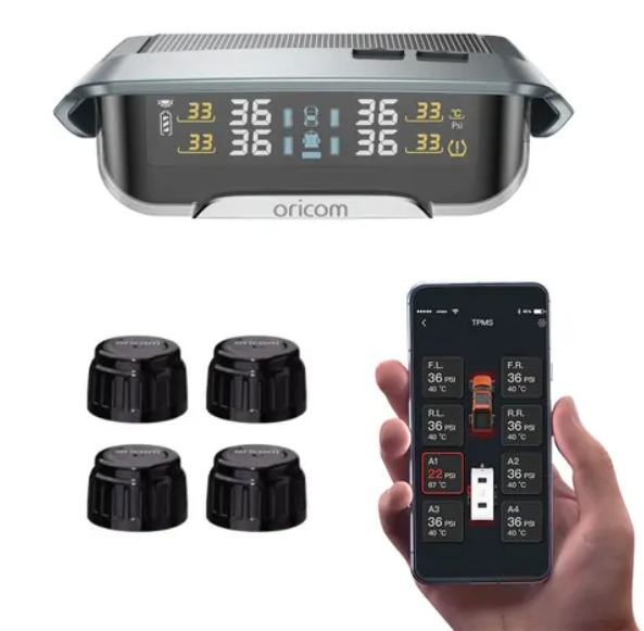 TPMS APP CONTROL COLOUR DISPLAY- 4 EXT SEN TPMS10-4E