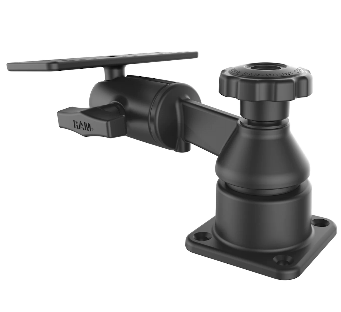 HORIZONTAL MOUNTED SWIVEL-ARM SUIT 7INCH SOUNDER RAM-109HSB