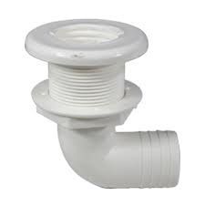T-H MARINE LIVEWELL OVERFLOW DRAIN FITTING  131968-BLA