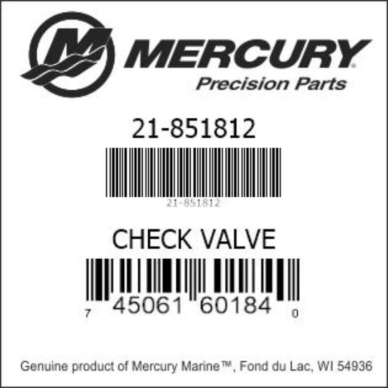 CHECK VALVE 851812