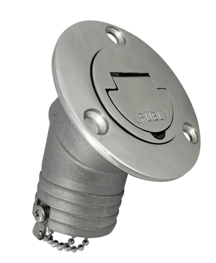 KEYLESS DECK FILL 45DEG STAINLESS STEEL FUEL 38MM JPW19269