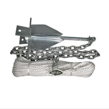 BLA SAND ANCHOR KIT 8LB ANCHOR 30MX8MM ROPE 2MX8MM CHAIN 146017-BLA