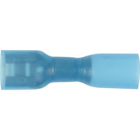 CRIMP TERMINAL FEMALE BLADE BLUE TERMINAL ENTRY 6.3 X 0.8MM HEAT SHRINKABLE 50 PCE ACX3183