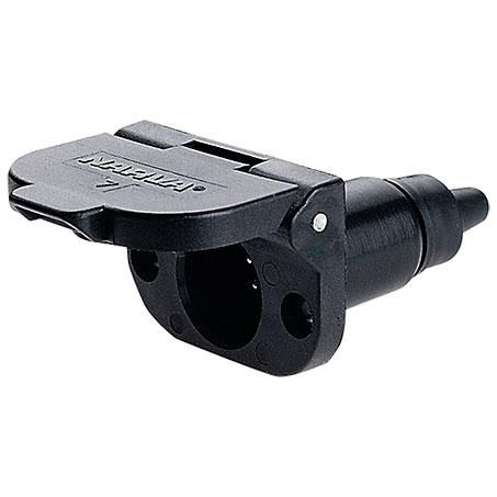 NARVA 7 PIN TRAILER SOCKET - PLASTIC ROUND SMALL 82022BL