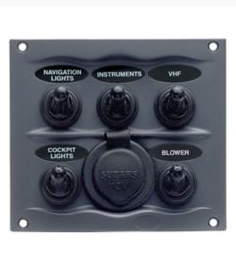 SWITCH PANEL 5 WAY POWER SOCKET 113253