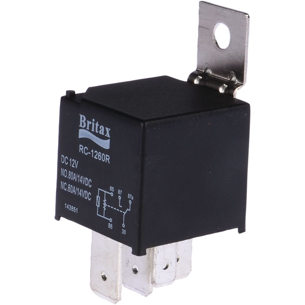 BRITAX MINI RELAY 12V CHANGE OVER 60/80A  RC-1260RBX