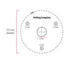 GME ANTENNA BASE ROUND DOUBLE SWIVEL JPW88233 ABL014