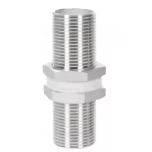 PARALLEL THREAD  THROUGH BULKHEAD MALE TO MALE FITTING 1/4 INCH 60MM 25M25MTB14