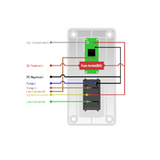 BILGE PUMP SWITCH PANEL WITH ALARM ON-OFF-(ON) JPW12950