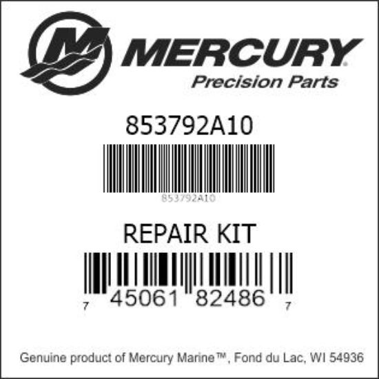 WATER PUMP REPAIR KIT 853792A10