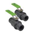 X2 1/2 INCH INDUSTRIAL QUALITY NYLON BALL VALVE 235 PSI F/F BSPT THREAD 1842