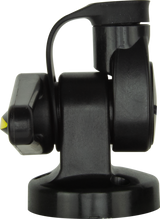 SINGLE SWIVEL ROUND ANTENNA BASE - SUIT AW36XX WHIPS - BLACK ABL015B