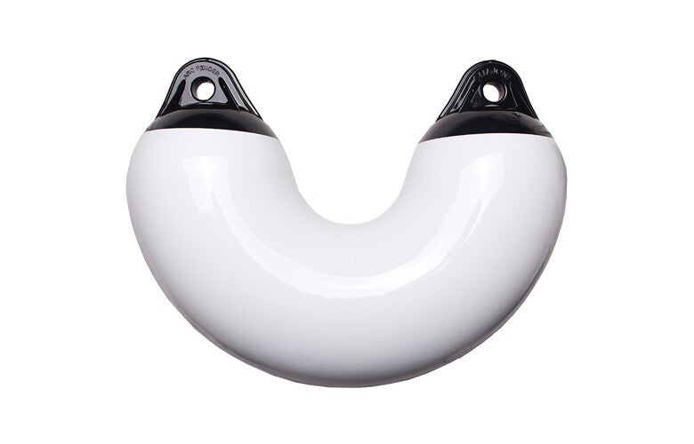 MAJONI ARC FENDER WHITE WITH BLACK ENDS RWB1514
