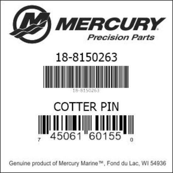COTTER PIN 8150263