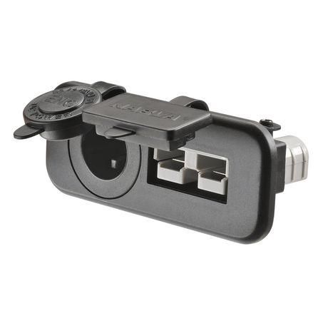 NARVA HDRV 50A ENGEL TWIN SOCKET, FLUSH MOUNT WITH COVERS 81151BL