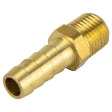 SIERRA HOSE TAIL BRASS 1/4 NPT X 10MM S18-8074
