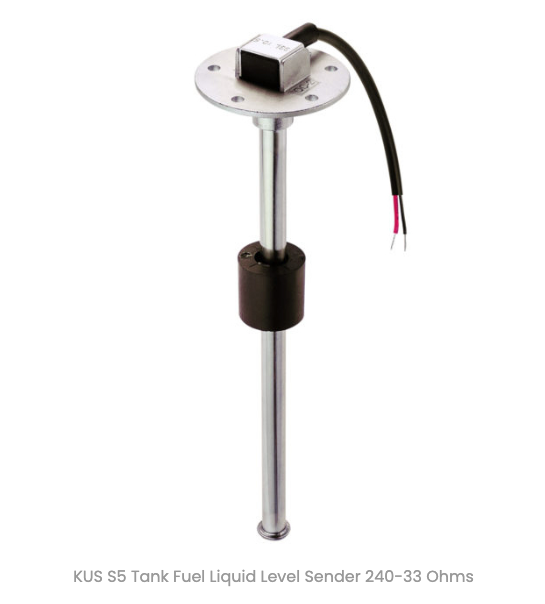 KUS S5 TANK LEVEL SENDER 240-33 OHMS 175MM JPW2477