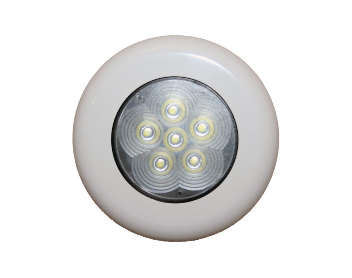 LED INTERIOR CABIN LIGHT WHITE 12V SURFACE OR FLUSH MOUNT RWB7829
