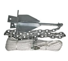 BLA SAND ANCHOR KIT 6LB ANCHOR 50MX6MM ROPE 4MX6MM CHAIN 146024